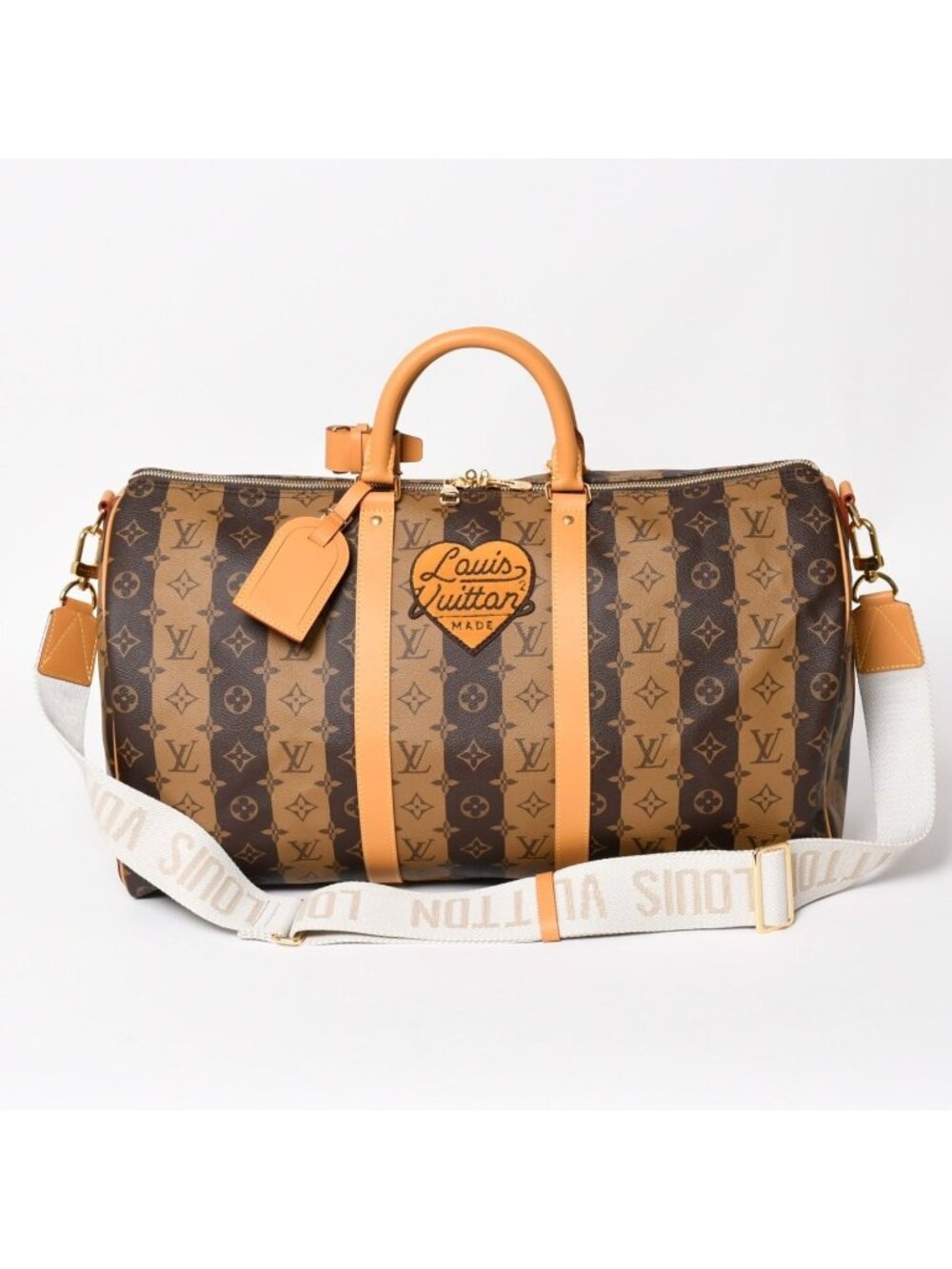 Louis Vuitton NIGO Boston Bag Keepall Bandouliere 50